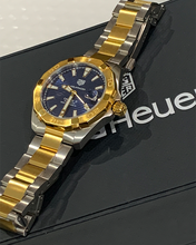 Load image into Gallery viewer, Tag Heuer Aquaracer Calibre 5 Blue Dial Two Tone Steel Strap Watch for Women - WBD2120.BB0930