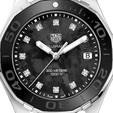 Load image into Gallery viewer, Tag Heuer Aquaracer Black Mother of Pearl Dial Watch for Women - WAY131M.FT6092