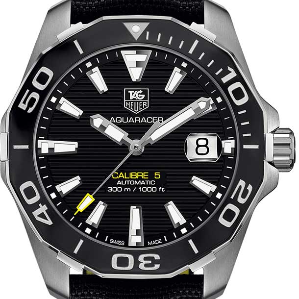 Tag Heuer Aquaracer Black Dial Watch for Men - WAY211A.FC6362