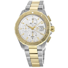 Load image into Gallery viewer, Tag Heuer Aquaracer Caliber 16 Automatic White Dial Two Tone Steel Strap Watch for Men - CAY2121.BB0923
