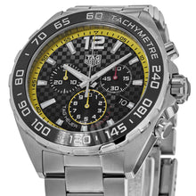 Load image into Gallery viewer, Tag Heuer Formula 1 Chronograph Black Dial Silver Steel Strap Watch for Men- CAZ101AC.BA0842
