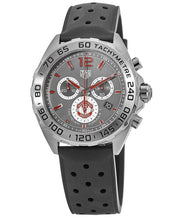 Load image into Gallery viewer, Tag Heuer Formula 1 Manchester United Special Edition Grey Dial Black Silicone Strap Watch for Men - CAZ101M.FT8024