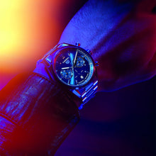 Load image into Gallery viewer, Tag Heuer Carrera Chronograph Blue Dial Silver Steel Strap Watch for Men - CBN2011.BA0642