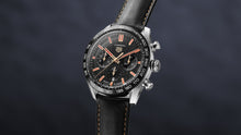 Load image into Gallery viewer, Tag Heuer Carrera Year of The Rabbit Automatic Chronograph Black Dial Black Leather Strap Watch for Men - CBN2A1L.FC6521