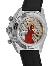 Load image into Gallery viewer, Tag Heuer Carrera Year of The Rabbit Automatic Chronograph Black Dial Black Leather Strap Watch for Men - CBN2A1L.FC6521