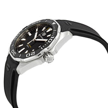 Load image into Gallery viewer, Tag Heuer Aquaracer Quartz Black Dial Black Rubber Strap Watch for Men -  WAY101A.FT6141
