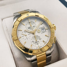 Load image into Gallery viewer, Tag Heuer Aquaracer Caliber 16 Automatic White Dial Two Tone Steel Strap Watch for Men - CAY2121.BB0923