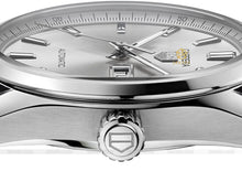 Load image into Gallery viewer, Tag Heuer Carrera Day Date Silver Dial Brown Leather Strap Watch for Men - WBN2011.FC6484