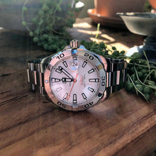 Load image into Gallery viewer, Tag Heuer Aquaracer Automatic White Dial Silver Steel Strap Watch for Men - WBD2111.BA0928