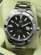 Load image into Gallery viewer, Tag Heuer Aquaracer Calibre 5 Automatic Sunray Brown Dial Silver Steel Strap Watch for Men - WAY2018.BA0927