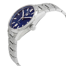 Load image into Gallery viewer, Tag Heuer Carrera Date Blue Dial Silver Steel Strap Watch for Men - WBN2112.BA0639