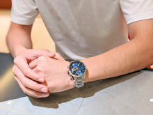 Load image into Gallery viewer, Tag Heuer Carrera Automatic Chronograph Blue Dial Silver Steel Strap Watch for Men - CBK2115.BA0715