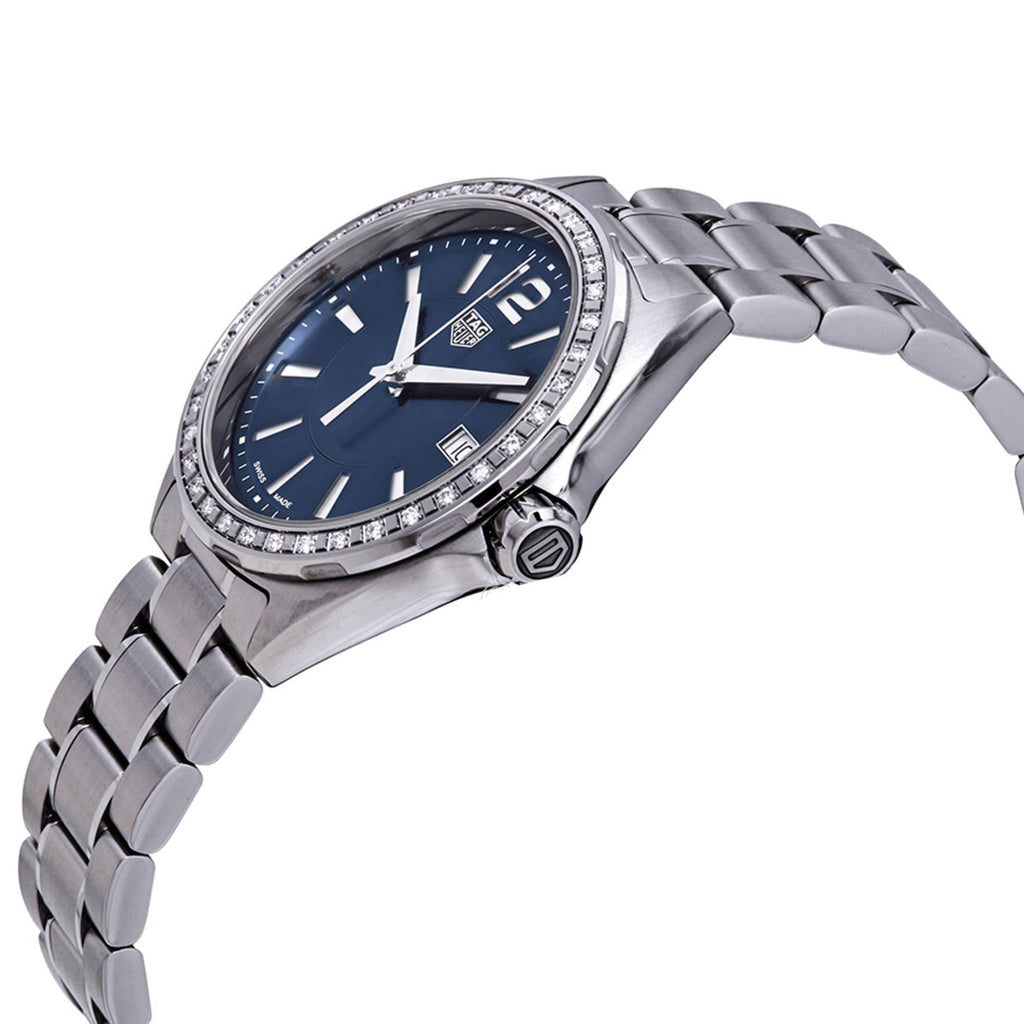 Tag Heuer Formula 1 Quartz Diamonds Blue Dial Silver Steel Strap Watch for Women - WBJ1316.BA0666