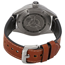 Load image into Gallery viewer, Tag Heuer Autavia Isograph Grey Dial Calfskin Brown Leather Strap Watch for Men - WBE5111.FC8267