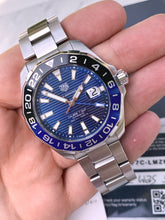 Load image into Gallery viewer, Tag Heuer Aquaracer Blue Dial Watch for Men - WAY201T.BA0927