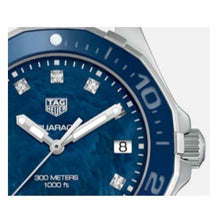 Load image into Gallery viewer, Tag Heuer Aquaracer Quartz Mother of Pearl Blue Dial Blue NATO Strap Watch for Women - WAY131L.FT6091