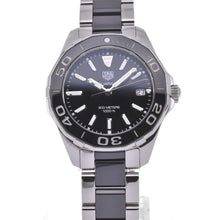 Load image into Gallery viewer, Tag Heuer Aquaracer Quartz Black Dial Two Tone Steel Strap Watch for Men - WAY131A.BA0913