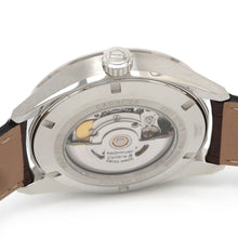 Load image into Gallery viewer, Tag Heuer Carrera Day Date Silver Dial Brown Leather Strap Watch for Men - WBN2011.FC6484