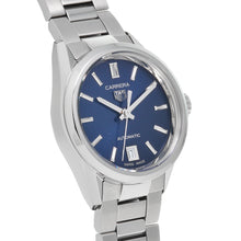 Load image into Gallery viewer, Tag Heuer Carrera Blue Dial Silver Steel Strap Watch for Women - WBN2411.BA0621