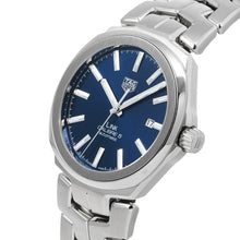 Load image into Gallery viewer, Tag Heuer Link Automatic Blue Dial Silver Steel Strap Watch for Men - WBC2112.BA0603