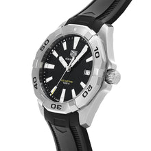 Load image into Gallery viewer, Tag Heuer Aquaracer Quartz Black Dial Black Rubber Strap Watch for Men -  WBD1110.FT8021