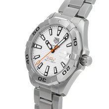 Load image into Gallery viewer, Tag Heuer Aquaracer Automatic White Dial Silver Steel Strap Watch for Men - WBD2111.BA0928