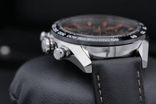 Load image into Gallery viewer, Tag Heuer Carrera Year of The Rabbit Automatic Chronograph Black Dial Black Leather Strap Watch for Men - CBN2A1L.FC6521