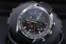 Load image into Gallery viewer, Tag Heuer Carrera Year of The Rabbit Automatic Chronograph Black Dial Black Leather Strap Watch for Men - CBN2A1L.FC6521
