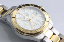 Load image into Gallery viewer, Tag Heuer Aquaracer Caliber 16 Automatic White Dial Two Tone Steel Strap Watch for Men - CAY2121.BB0923