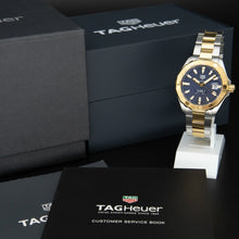 Load image into Gallery viewer, Tag Heuer Aquaracer Calibre 5 Blue Dial Two Tone Steel Strap Watch for Women - WBD2120.BB0930