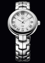 Load image into Gallery viewer, Tag Heuer Link Roman Numeral Silver Dial Silver Steel Strap Watch for Women - WAT1416.BA0954