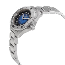 Load image into Gallery viewer, Tag Heuer Aquaracer Professional 200 Automatic Diamond Blue Dial Silver Steel Strap Watch for Women - WBP2411.BA0622