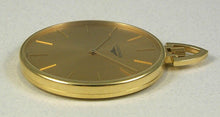 Load image into Gallery viewer, Longines 18kt Gold Mens Open Face Swiss Pocket Watch Gold Dial L7.029.6.44.1