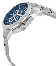 Load image into Gallery viewer, Longines Conquest Automatic Chronograph Stainless Steel Blue Dial Date Divers Mens Watch L3.801.4.96.6