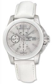 Longines Conquest Automatic Chronograph Steel & Ceramic Mens Watch Date L3.661.4.86.0