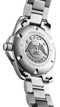 Load image into Gallery viewer, Longines Conquest Automatic Stainless Steel Black Dial Date Divers Mens Watch L3.778.4.58.6