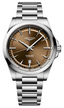 Load image into Gallery viewer, Longines Conquest Automatic Stainless Steel Brown Dial Date Mens Watch L3.830.4.62.6
