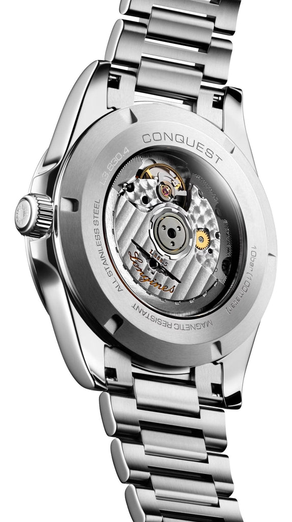 Longines Conquest Automatic Stainless Steel Brown Dial Date Mens Watch L3.830.4.62.6