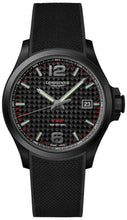 Load image into Gallery viewer, Longines Conquest V.H.P. Black PVD Black Dial Black Rubber Strap Perpetual Calendar Date Quartz Mens Watch L3.726.2.66.9