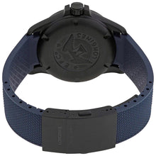 Load image into Gallery viewer, Longines Conquest V.H.P. Black PVD Blue Dial Blue Rubber Strap Perpetual Calendar Date Quartz Mens Watch L3.726.2.96.9