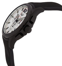 Load image into Gallery viewer, Longines Conquest V.H.P. Chronograph Black PVD Silver Dial Black Rubber Strap Perpetual Calendar Date Quartz Mens Watch L3.727.2.76.9
