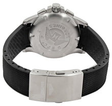 Load image into Gallery viewer, Longines Conquest V.H.P. Chronograph Stainless Steel Black Dial Black Rubber Strap Perpetual Calendar Date Quartz Mens Watch L3.717.4.56.9