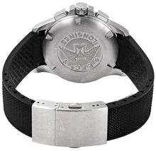 Load image into Gallery viewer, Longines Conquest V.H.P. Chronograph Stainless Steel Black Dial Black Rubber Strap Perpetual Calendar Date Quartz Mens Watch L3.717.4.66.9