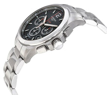 Load image into Gallery viewer, Longines Conquest V.H.P. Chronograph Stainless Steel Black Dial Perpetual Calendar Date Quartz Mens Watch L3.717.4.56.6