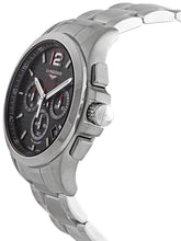 Load image into Gallery viewer, Longines Conquest V.H.P. Chronograph Stainless Steel Black Dial Perpetual Calendar Date Quartz Mens Watch L3.717.4.66.6