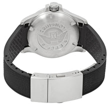 Load image into Gallery viewer, Longines Conquest V.H.P. Stainless Steel Silver Dial Black Rubber Strap Perpetual Calendar Date Quartz Mens Watch L3.716.4.76.9