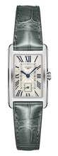 Load image into Gallery viewer, Longines DolceVita Stainless Steel Silver Dial Gray Leather Strap Quartz Womens Watch L5.512.4.71.3
