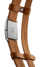 Load image into Gallery viewer, Longines DolceVita x YVY Stainless Steel Silver Dial Brown Leather Strap Diamonds Quartz Womens Watch L5.255.0.71.B