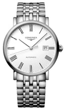 Load image into Gallery viewer, Longines Elegant Automatic Stainless Steel White Dial Date Mens Watch L4.910.4.11.6