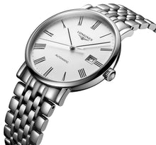 Load image into Gallery viewer, Longines Elegant Automatic Stainless Steel White Dial Date Mens Watch L4.910.4.11.6
